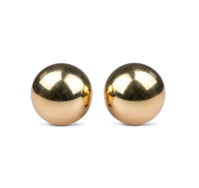 Gold ben wa balls - 25mm